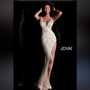 Jovani gold and silver dress